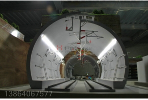铁路隧道预埋槽道模型
